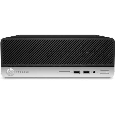 HP ProDesk 400 G5 Refurbished Intel® Core™ i5 i5-8500 8 GB DDR4-SDRAM 256 GB SSD Windows 10 Pro SFF PC Nero, Argento