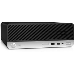 HP ProDesk 400 G5 Refurbished Intel® Core™ i5 i5-8500 8 GB DDR4-SDRAM 256 GB SSD Windows 10 Pro SFF PC Nero, Argento