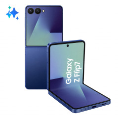 Samsung Galaxy Z Flip7 Smartphone AI, RAM 12GB, 512GB, Display 4,1" Super AMOLED 6,9" Dynamic AMOLED 2X, Fotocamera 50MP, Blue
