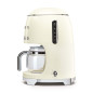 Smeg Macchina da Caffè Filtro 50's Style – Panna LUCIDO – DCF02CREU Smeg Macchina da Caffè Filtro 50's Style – Panna LUCIDO – DCF02CREU