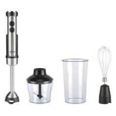 Bourgini 22.2401.00.00 frullatore 0,8 L Frullatore ad immersione 1200 W Nero, Acciaio inox