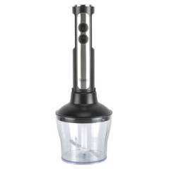Bourgini 22.2401.00.00 frullatore 0,8 L Frullatore ad immersione 1200 W Nero, Acciaio inox