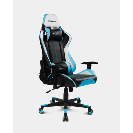 DRIFT DR175 Sedia per gaming universale Seduta imbottita Nero, Blu, Bianco