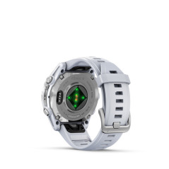 Garmin Fenix 8 3,3 cm (1.3") AMOLED 43 mm Digitale 416 x 416 Pixel Touch screen Argento Wi-Fi GPS (satellitare)
