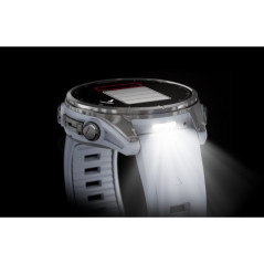 Garmin Fenix 8 3,3 cm (1.3") AMOLED 43 mm Digitale 416 x 416 Pixel Touch screen Argento Wi-Fi GPS (satellitare)