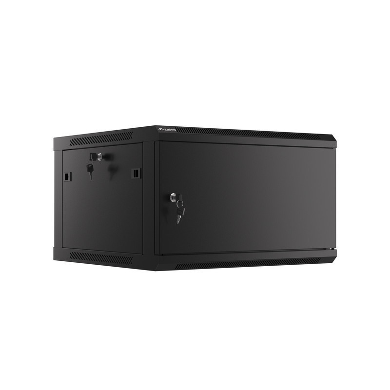 Lanberg WF01-6606-00B rack 6U Da parete Nero