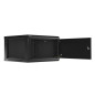 Lanberg WF01-6606-00B rack 6U Da parete Nero