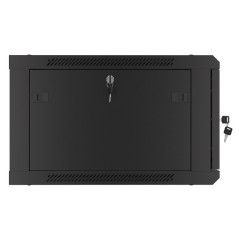 Lanberg WF01-6606-00B rack 6U Da parete Nero
