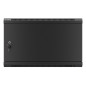 Lanberg WF01-6606-00B rack 6U Da parete Nero