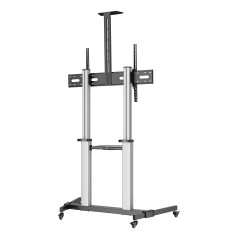 Ewent EW1592 Supporto TV a parete 2,54 m (100") Nero, Grigio