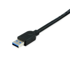 Equip 133347 cavo USB USB 3.2 Gen 1 (3.1 Gen 1) 10 m USB A Nero