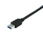 Equip 133347 cavo USB USB 3.2 Gen 1 (3.1 Gen 1) 10 m USB A Nero