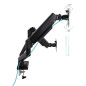 TooQ DB1434TNR-B Supporti a parete per TV 86,4 cm (34") Scrivania Nero