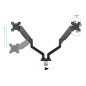 TooQ DB1434TNR-B Supporti a parete per TV 86,4 cm (34") Scrivania Nero