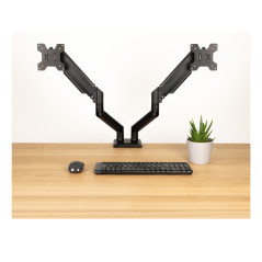 TooQ DB1434TNR-B Supporti a parete per TV 86,4 cm (34") Scrivania Nero