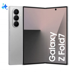 Samsung Galaxy Z Fold7 Smartphone AI, RAM 12GB, 512GB, Display 6,5" 8", Camera 200MP, Batteria a lunga durata, Silver Shadow