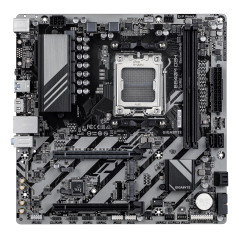 GIGABYTE B840M D2H Scheda madre - CPU AMD Ryzen 9000, VRM a 5+2+2 fasi, fino a 7600 MHz DDR5, 1xPCIe 4.0 + 1xPCIe 3.0 M.2, LAN