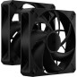 Corsair RS140 MAX Case per computer Ventilatore 14 cm Nero 2 pz Corsair RS140 MAX Case per computer Ventilatore 14 cm Nero 2 pz