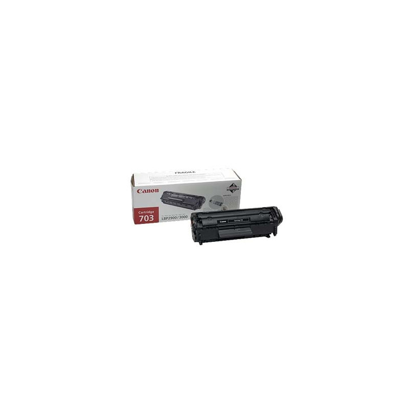 Canon Toner CRG703 Black cartuccia toner 3 pz Originale Nero Canon Toner CRG703 Black cartuccia toner 3 pz Originale Nero