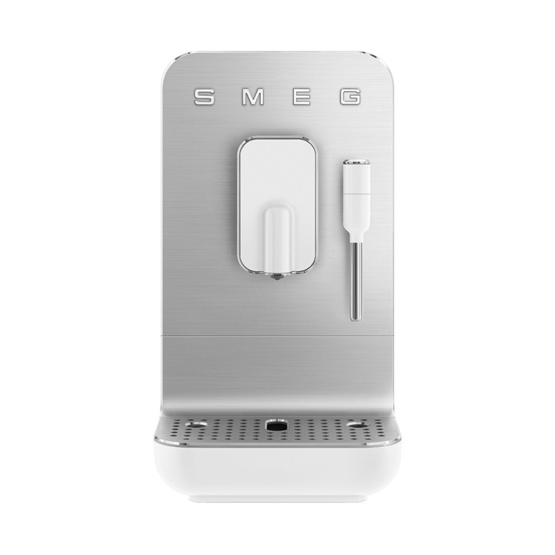 Smeg Macchina da Caffè Automatica lancia vapore Collezione Aesthetic – Bianco – BCC12WHMEU Smeg Macchina da Caffè Automatica lancia vapore Collezione Aesthetic – Bianco – BCC12WHMEU