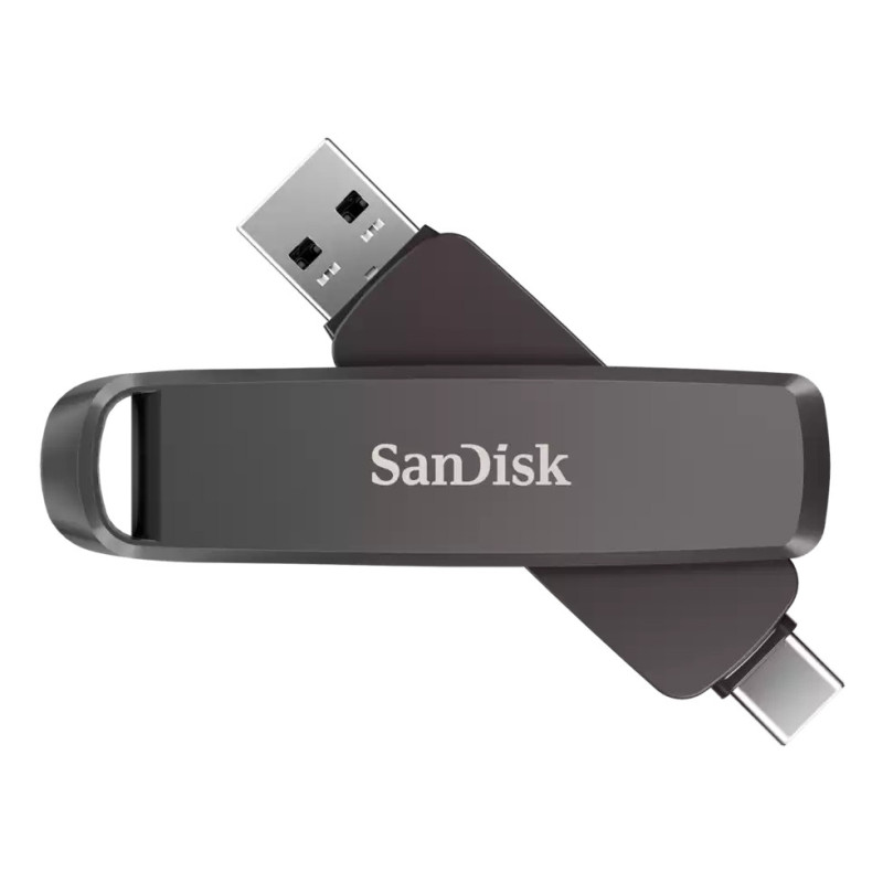 SanDisk SDDDE1-512G-G46 unità flash USB 512 GB USB Type-C/USB Type-A 3.2 Gen 2 (3.1 Gen 2) Nero SanDisk SDDDE1-512G-G46 unità flash USB 512 GB USB Type-C/USB Type-A 3.2 Gen 2 (3.1 Gen 2) Nero