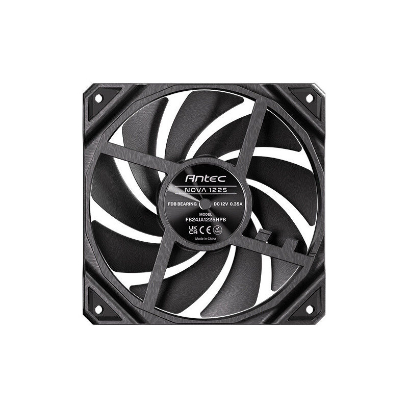 Antec Nova Case per computer Ventilatore 12 cm Nero 3 pz
