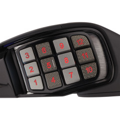 Corsair Scimitar RGB Elite mouse Gaming Mano destra USB tipo A Ottico 18000 DPI