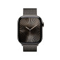 Apple Watch Series 10 Serie 10 GPS + Cellular 42mm Cassa in Titanio color Ardesia con Loop in maglia milanese ardesia