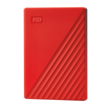 Western Digital My Passport disco rigido esterno 4 TB 3.2 Gen 1 (3.1 Gen 1) Rosso