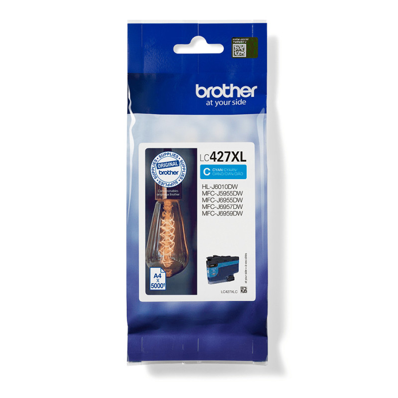 Brother LC427XLC cartuccia d'inchiostro 1 pz Originale Ciano Brother LC427XLC cartuccia d'inchiostro 1 pz Originale Ciano