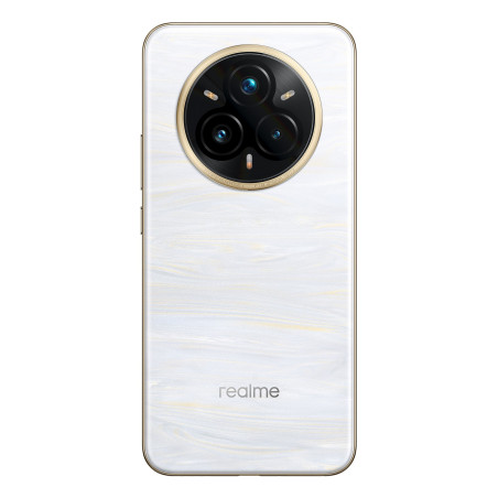 realme 14 Pro+ 5G 17,4 cm (6.83") Doppia SIM Android 15 USB tipo-C 12 GB 512 GB 6000 mAh Perlato, Bianco