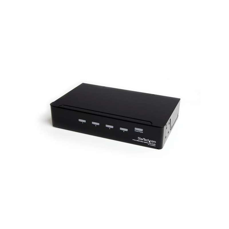 StarTech.com Splitter HDMI a 4 porte e amplificatore di segnale StarTech.com Splitter HDMI a 4 porte e amplificatore di segnale