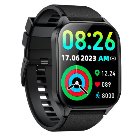COOL Accesorios 8434847073507 smartwatch e orologio sportivo 5,23 cm (2.06") AMOLED Digitale 410 x 502 Pixel Touch screen Nero