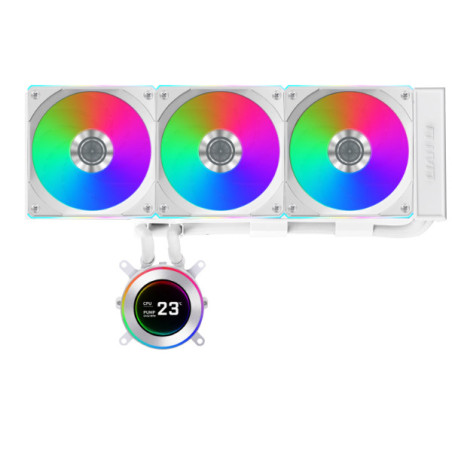 Lian Li GA II Hydroshift II LCD-C 360CL Processore Raffreddatore di liquidi tutto in uno 12 cm Bianco 1 pz