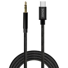Savio cl-188 cavo audio 2 m Nero