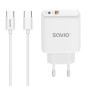 Savio LA-10 Caricabatterie per dispositivi mobili Telefono cellulare, Telefono, Universale Bianco USB Ricarica rapida Savio LA-10 Caricabatterie per dispositivi mobili Telefono cellulare, Telefono, Universale Bianco USB Ricarica rapida