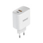 Savio LA-10 Caricabatterie per dispositivi mobili Telefono cellulare, Telefono, Universale Bianco USB Ricarica rapida Savio LA-10 Caricabatterie per dispositivi mobili Telefono cellulare, Telefono, Universale Bianco USB Ricarica rapida