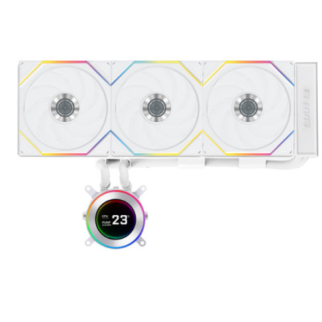 Lian Li GA II Hydroshift II LCD-C 360TL Case per computer Raffreddatore di liquidi tutto in uno 12 cm Bianco 1 pz