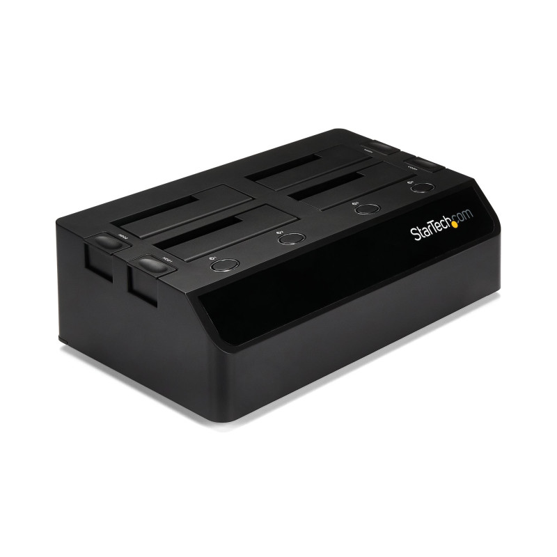 StarTech.com Base de Acoplamiento USB 3.0 con 4 Bahías SATA 6Gbps de 2.5 y 3.5 Pulgadas - Docking Station para HDD SSD StarTech.com Base de Acoplamiento USB 3.0 con 4 Bahías SATA 6Gbps de 2.5 y 3.5 Pulgadas - Docking Station para HDD SSD