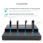 StarTech.com Docking Station per Unità Flash USB - Duplicatore/Eraser Standalone 1:7 per Chiavette USB consente la copia del