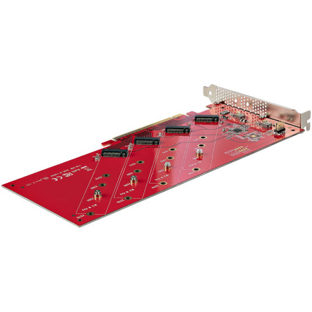 StarTech.com QUAD-M2-PCIE-CARD-B scheda di interfaccia e adattatore Interno M.2