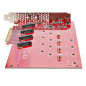StarTech.com QUAD-M2-PCIE-CARD-B scheda di interfaccia e adattatore Interno M.2