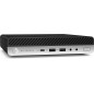 HP EliteDesk 800 G3 Refurbished Intel® Core™ i5 8 GB DDR4-SDRAM 256 GB SSD Windows 10 Pro Desktop Mini PC Nero, Argento