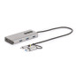 StarTech.com Adattatore multiporta USB-C con dongle USB-C a USB-A, doppio HDMI (4K30Hz/1080p60Hz), Hub USB-A 5Gbps a 3 porte,