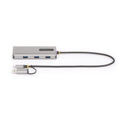 StarTech.com Adattatore multiporta USB-C con dongle USB-C a USB-A, doppio HDMI (4K30Hz 1080p60Hz), Hub USB-A 5Gbps a 3 porte,