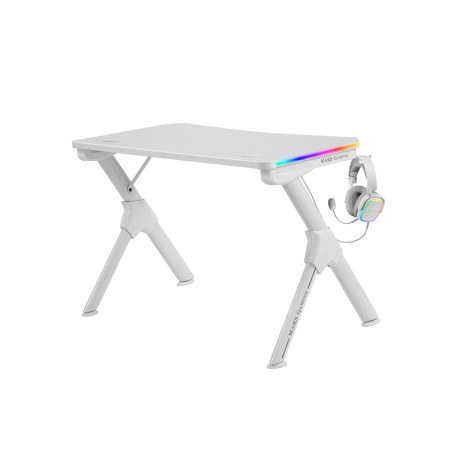 Mars Gaming MGDRGBW scrivania per computer Bianco