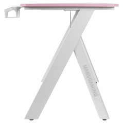 Mars Gaming MGD100RGBP scrivania per computer Rosa