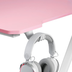 Mars Gaming MGD100RGBP scrivania per computer Rosa