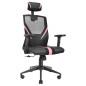 Mars Gaming MGC-ERGO Sedia per gaming universale Seduta imbottita Rosa, Nero