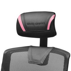 Mars Gaming MGC-ERGO Sedia per gaming universale Seduta imbottita Rosa, Nero